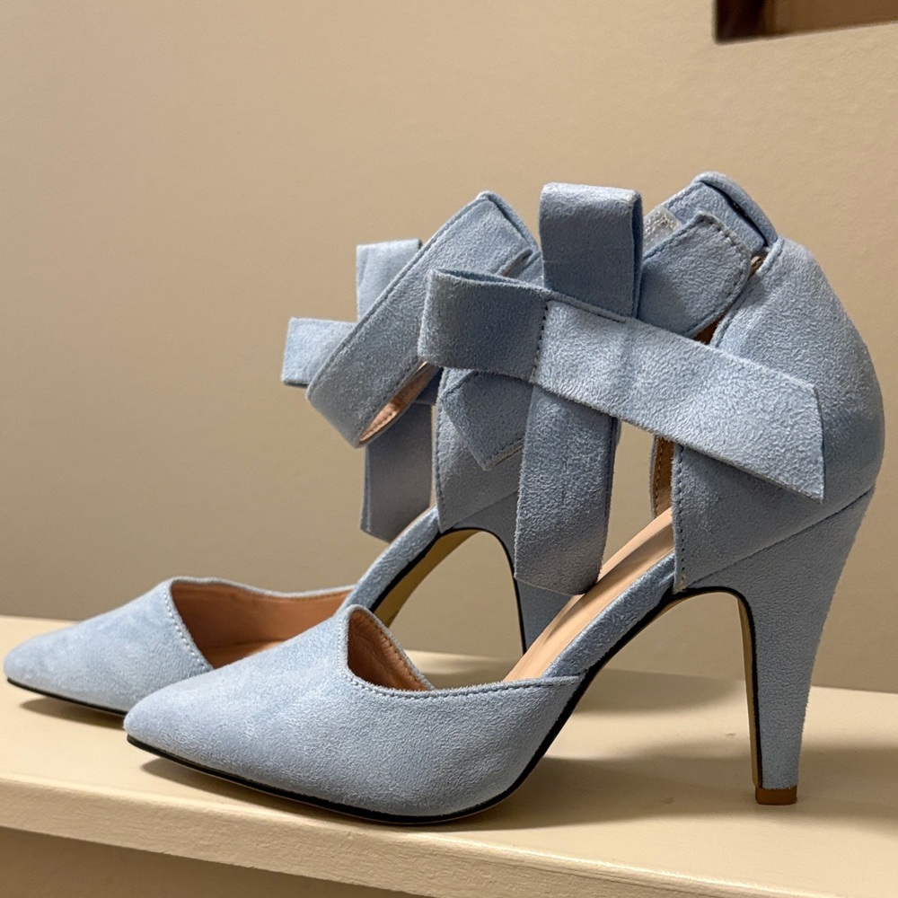 Elegant Blue Women's Heels